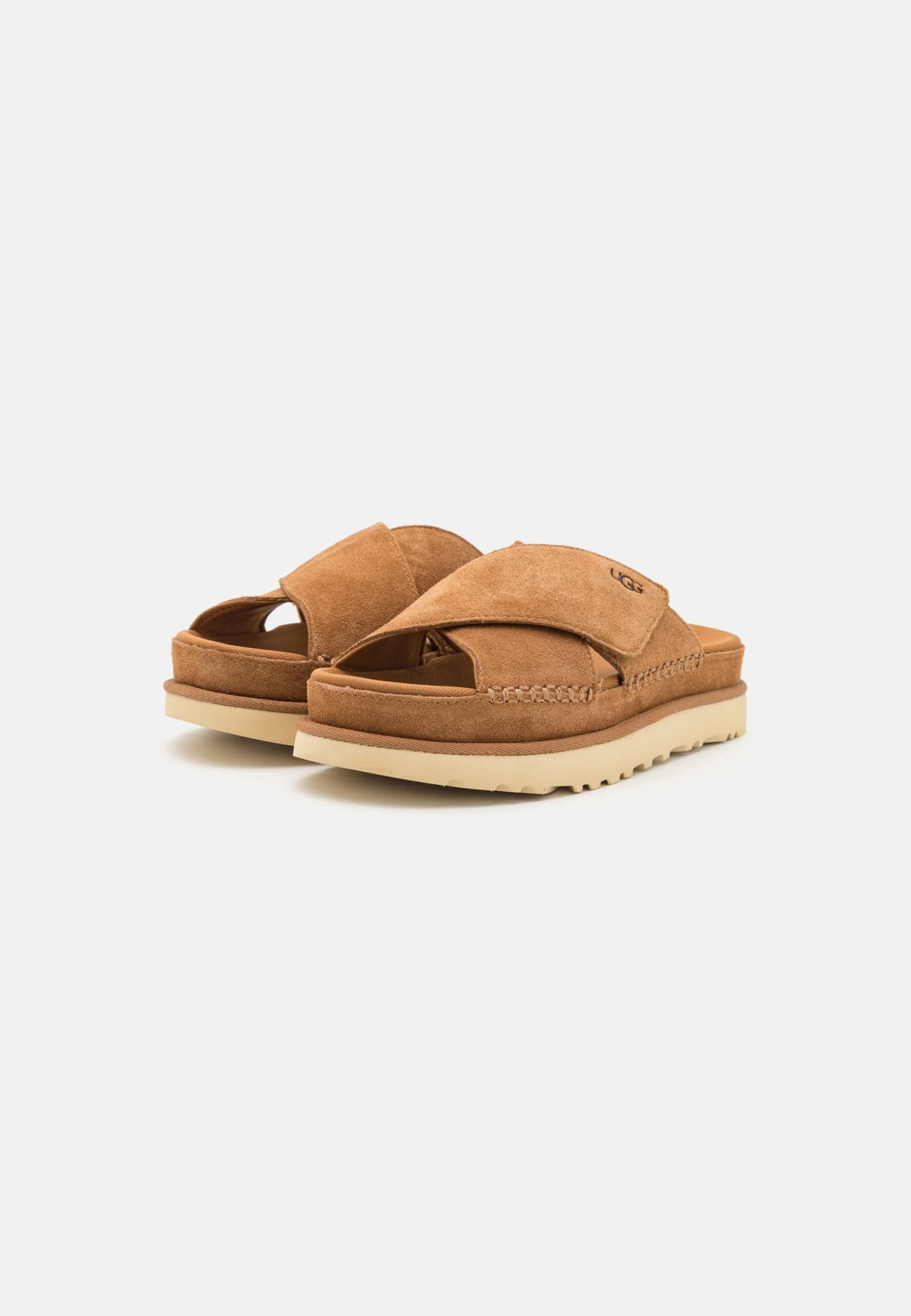 Ugg GoldenstarCross Slide - Sandalias Planas - Chestnut 4 Ugg GoldenstarCross Slide - Sandalias Planas - Chestnut - Imagen 4