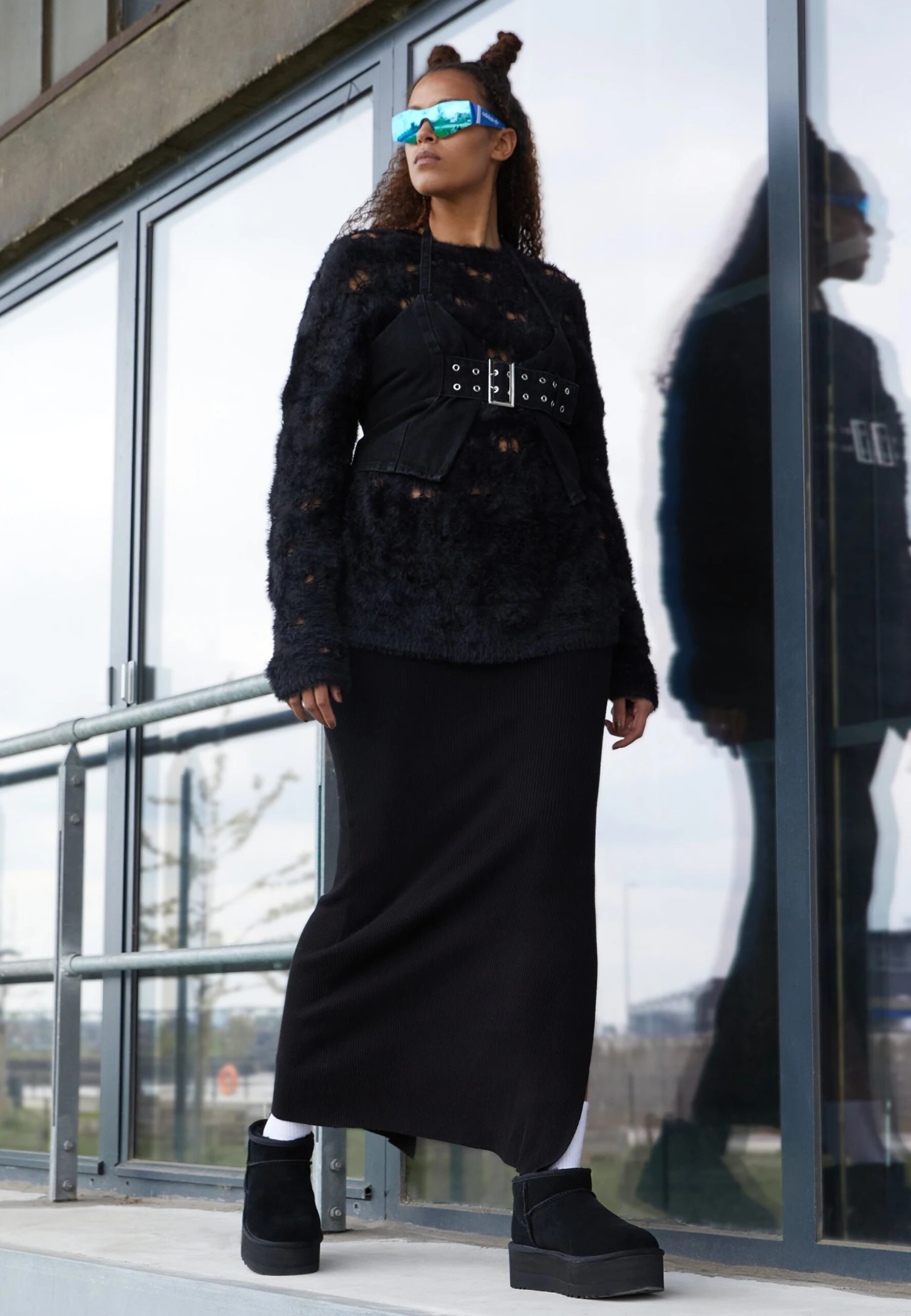 Ugg Classic Ultra Mini Platform - Botines Con Plataforma - Black 1 Ugg Classic Ultra Mini Platform - Botines Con Plataforma - Black