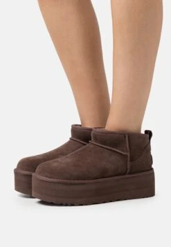 Ugg Classic Ultra Mini Platform - Botines Con Plataforma - Burnt Cedar