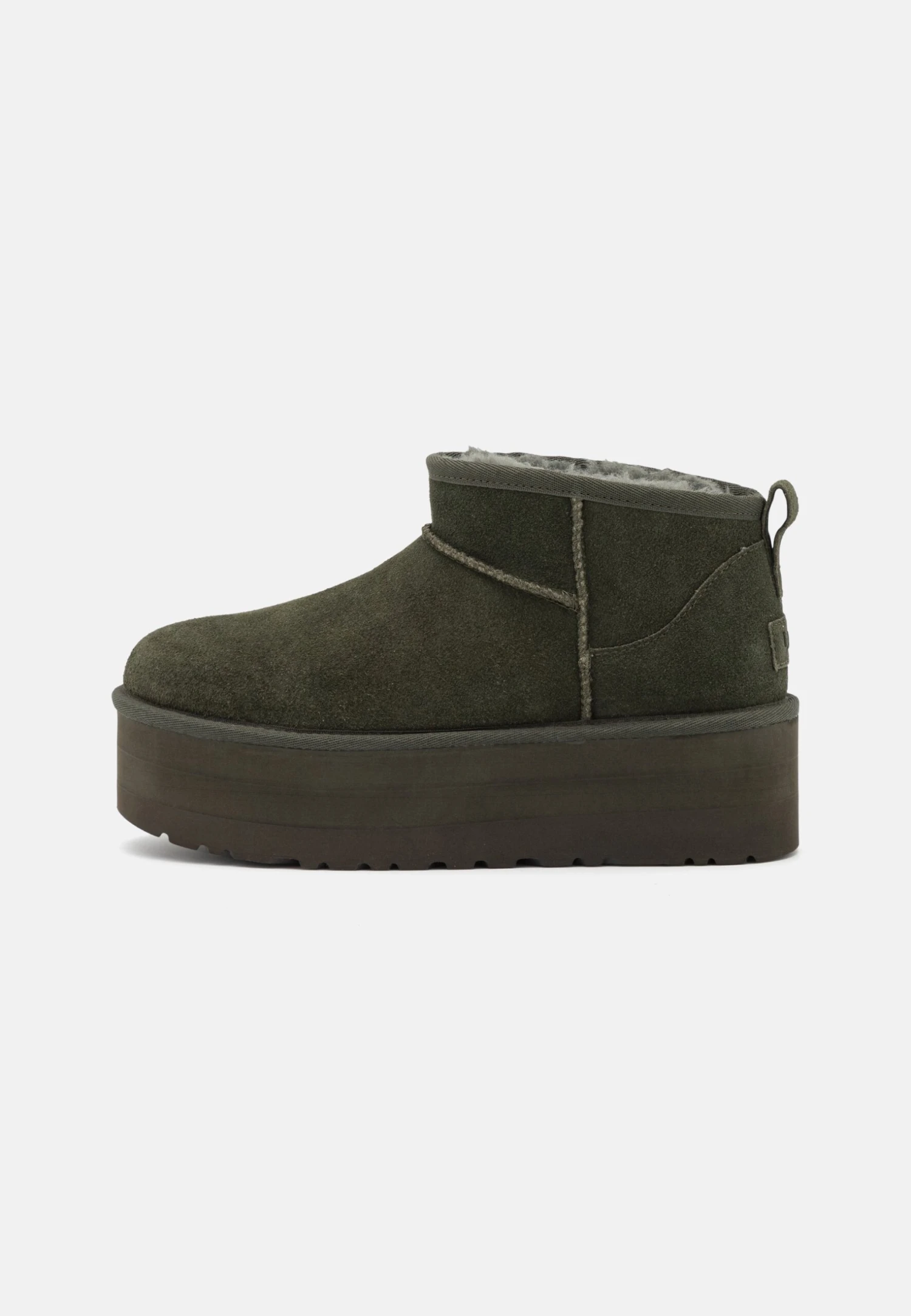 Ugg Classic Ultra Mini Platform - Botines Con Plataforma - Moss Green 2 Ugg Classic Ultra Mini Platform - Botines Con Plataforma - Moss Green - Imagen 2