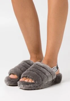 Ugg Fluff Yeah Slide - Pantuflas - Charcoal