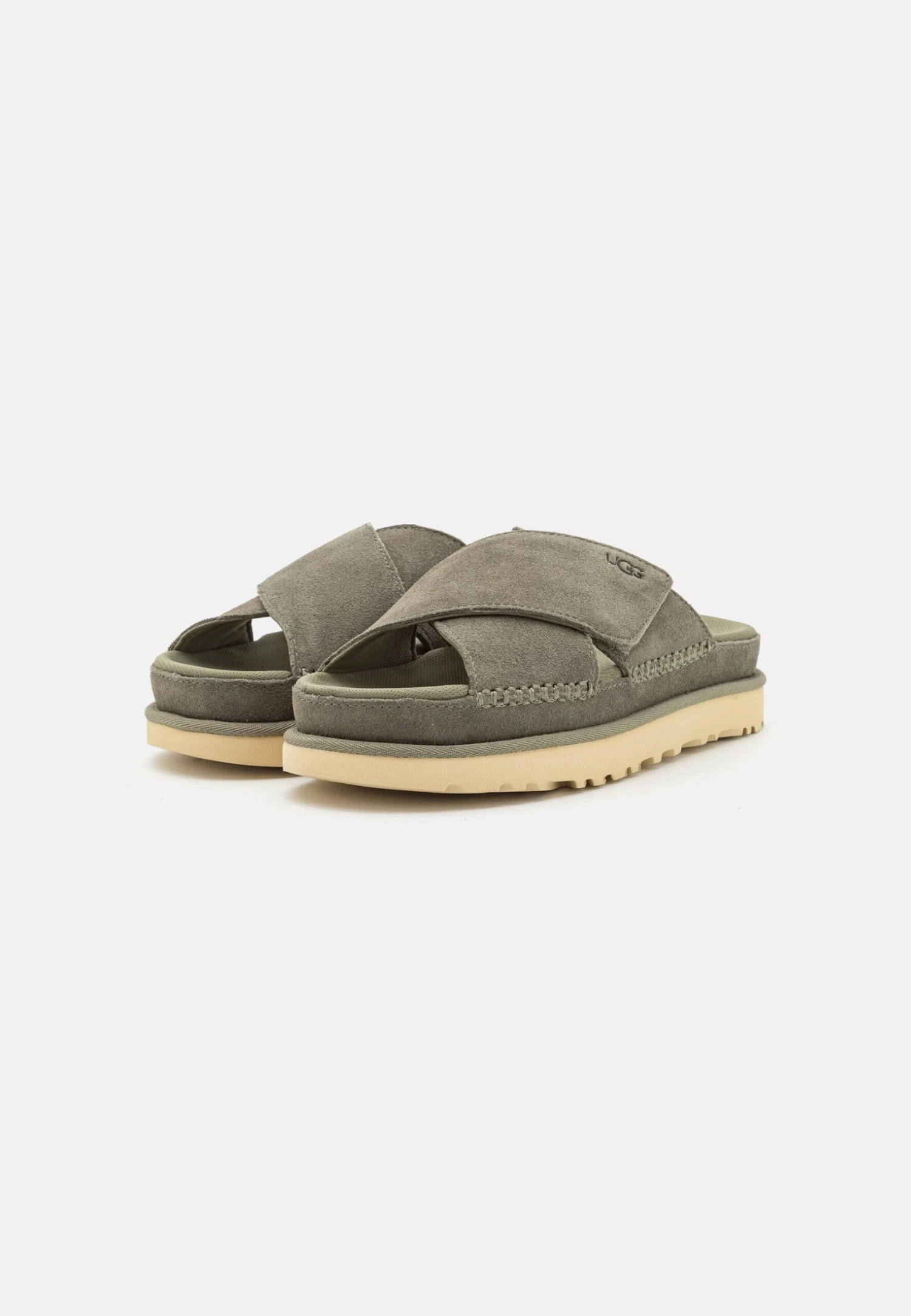 Ugg GoldenstarCross Slide - Sandalias Planas - Moss Green 3 Ugg GoldenstarCross Slide - Sandalias Planas - Moss Green - Imagen 3
