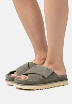 Ugg GoldenstarCross Slide - Sandalias Planas - Moss Green