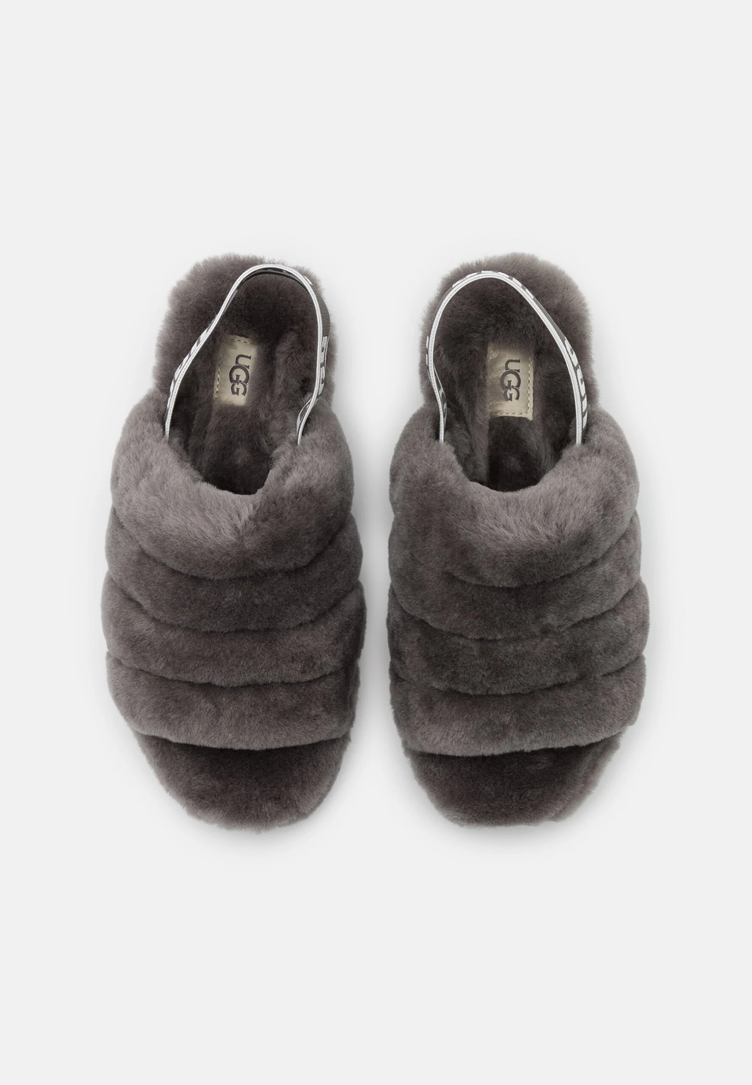 Ugg Fluff Yeah Slide - Pantuflas - Charcoal 6 Ugg Fluff Yeah Slide - Pantuflas - Charcoal - Imagen 6