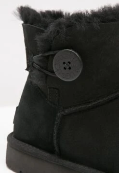 Ugg Mini Bailey Button - Botines Bajos - Black -Ugg 6720ef23cc1e41c19bbfbed4bcaba47b