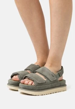 Ugg Goldenstar - Sandalias Con Plataforma - Moss Green