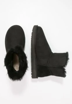 Ugg Mini Bailey Button - Botines Bajos - Black -Ugg 80a65c59ffec4a0c86cecb2cc842273c