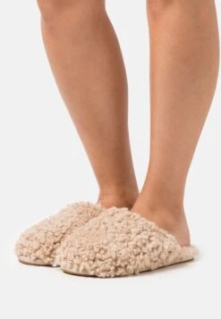 Ugg Maxi Curly Slide - Pantuflas - Sand