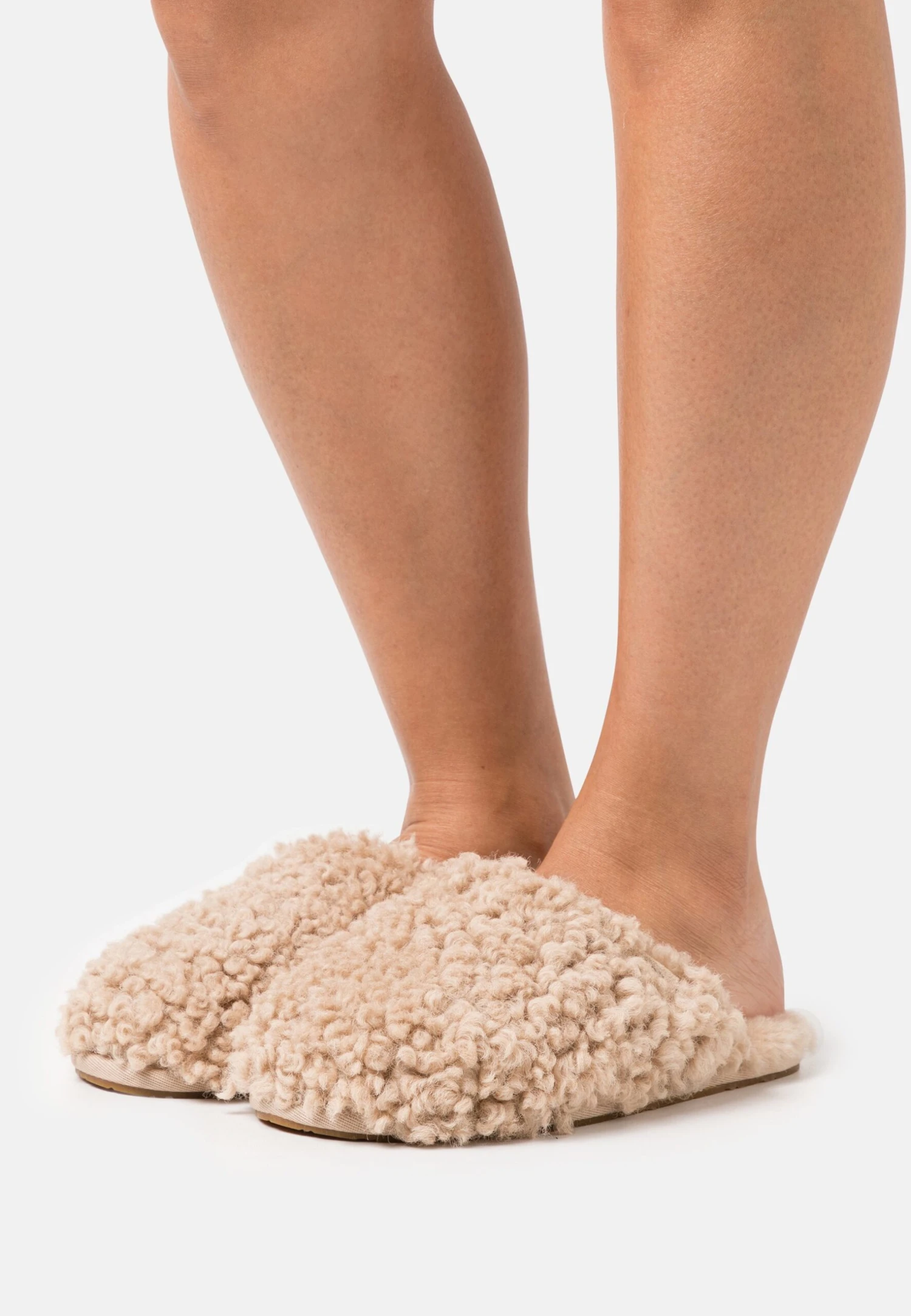 Ugg Maxi Curly Slide - Pantuflas - Sand 1 Ugg Maxi Curly Slide - Pantuflas - Sand