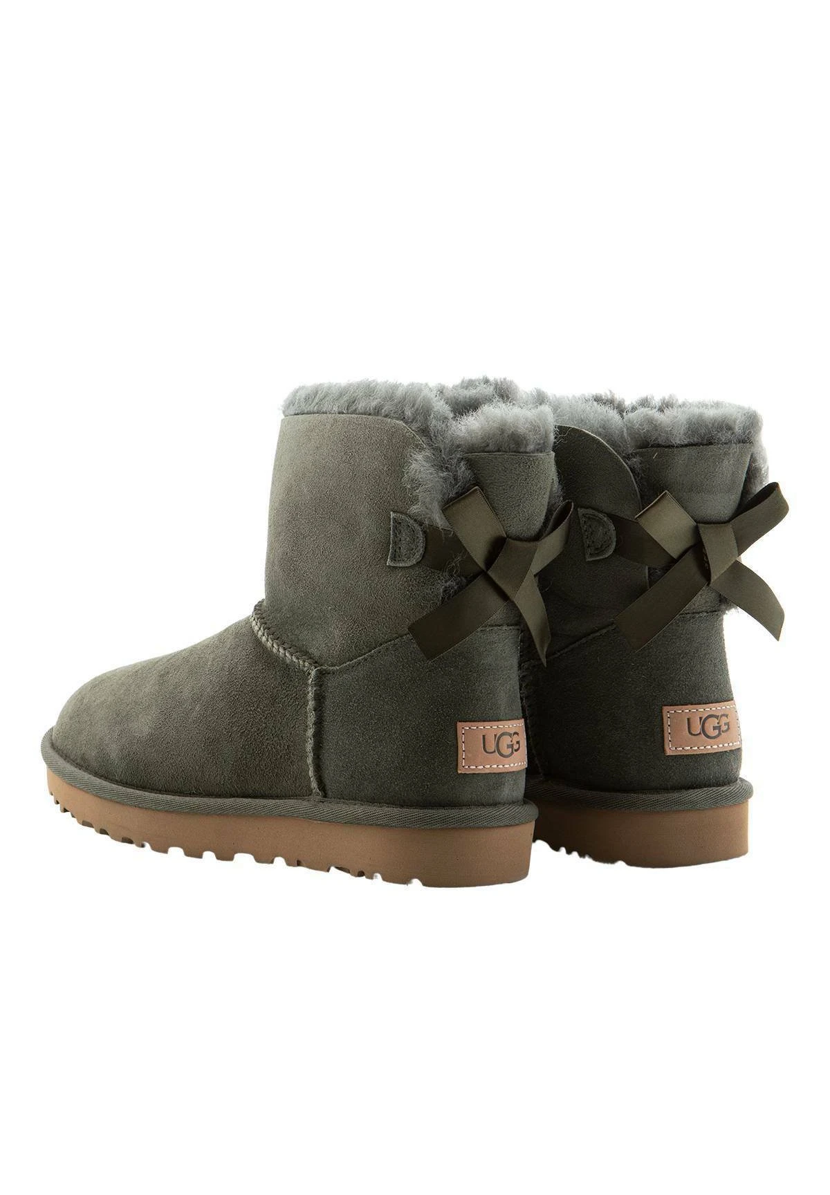 Ugg W Mini Bailey Bow Ii Forest Night - Botas Para La Nieve - Zielony 3 Ugg W Mini Bailey Bow Ii Forest Night - Botas Para La Nieve - Zielony - Imagen 3