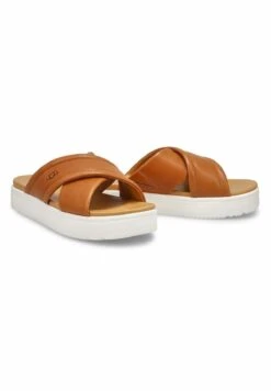 Ugg W Zayne Crossband - Sandalias Planas - Cognac -Ugg adb8edbad5424d878249457bf924d781