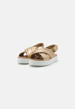 Ugg Zayne Slingback - Sandalias Con Plataforma - Gold Metallic -Ugg b1d8da72c4924127b42a3598ec1b9655