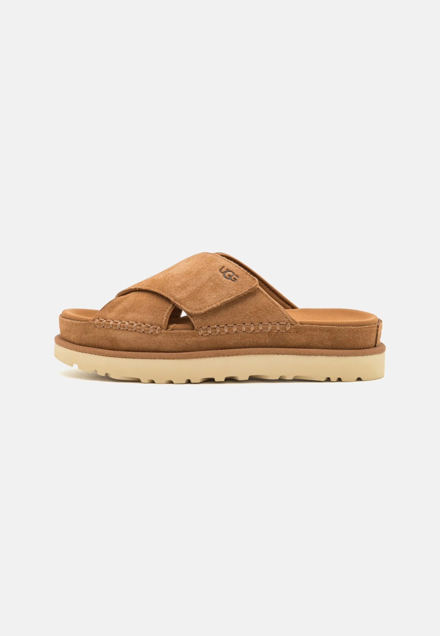 Ugg GoldenstarCross Slide - Sandalias Planas - Chestnut 2 Ugg GoldenstarCross Slide - Sandalias Planas - Chestnut - Imagen 2