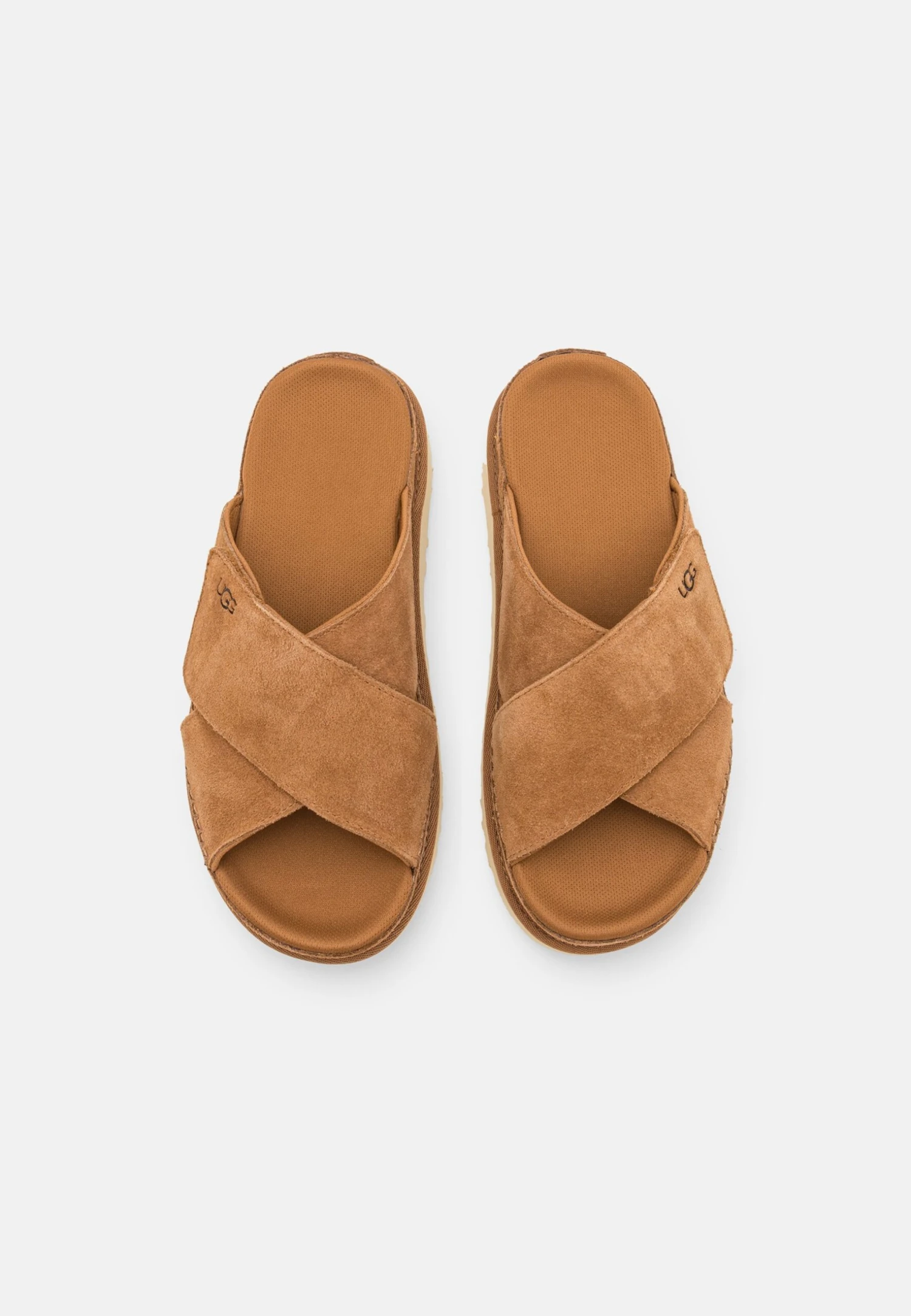 Ugg GoldenstarCross Slide - Sandalias Planas - Chestnut 3 Ugg GoldenstarCross Slide - Sandalias Planas - Chestnut - Imagen 3