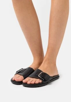 Ugg Solivan Buckle Slide - Sandalias Planas - Black