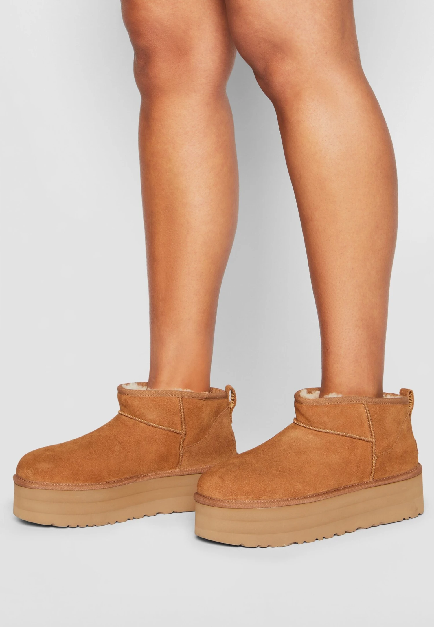 Ugg Classic Ultra Mini Platform - Botines Con Plataforma - Chestnut 4 Ugg Classic Ultra Mini Platform - Botines Con Plataforma - Chestnut - Imagen 4