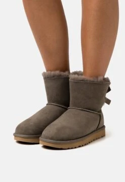 Ugg Mini Bailey Bow - Botines - Slate