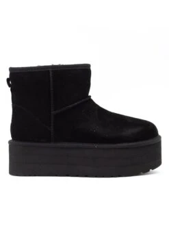 Ugg Classic Mini Platform - Botines Con Plataforma - Black