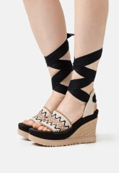 Ugg Abbot Ankle Wrap - Sandalias De Tacón - Black